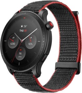 Amazfit GTR 4 Smart Watch for Men Android iPhone, Dual-Band GPS, Alexa Built-in, Bluetooth Calls, 150+ Sports Modes, 14-Day Battery Life, Heart Rate Blood Oxygen Monitor, 1.43”AMOLED Display, Grey