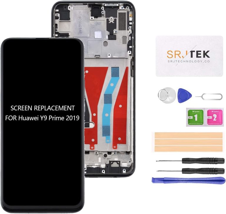 for Huawei Honor 9X Screen Replacement STK-LX1 for Huawei Y9 Prime 2019 LCD for Huawei P Smart Z Display for STK-L21, STK-L22, STK-LX3 for Enjoy 10 Plus Digitizer Touch Screen Repair Part with Frame