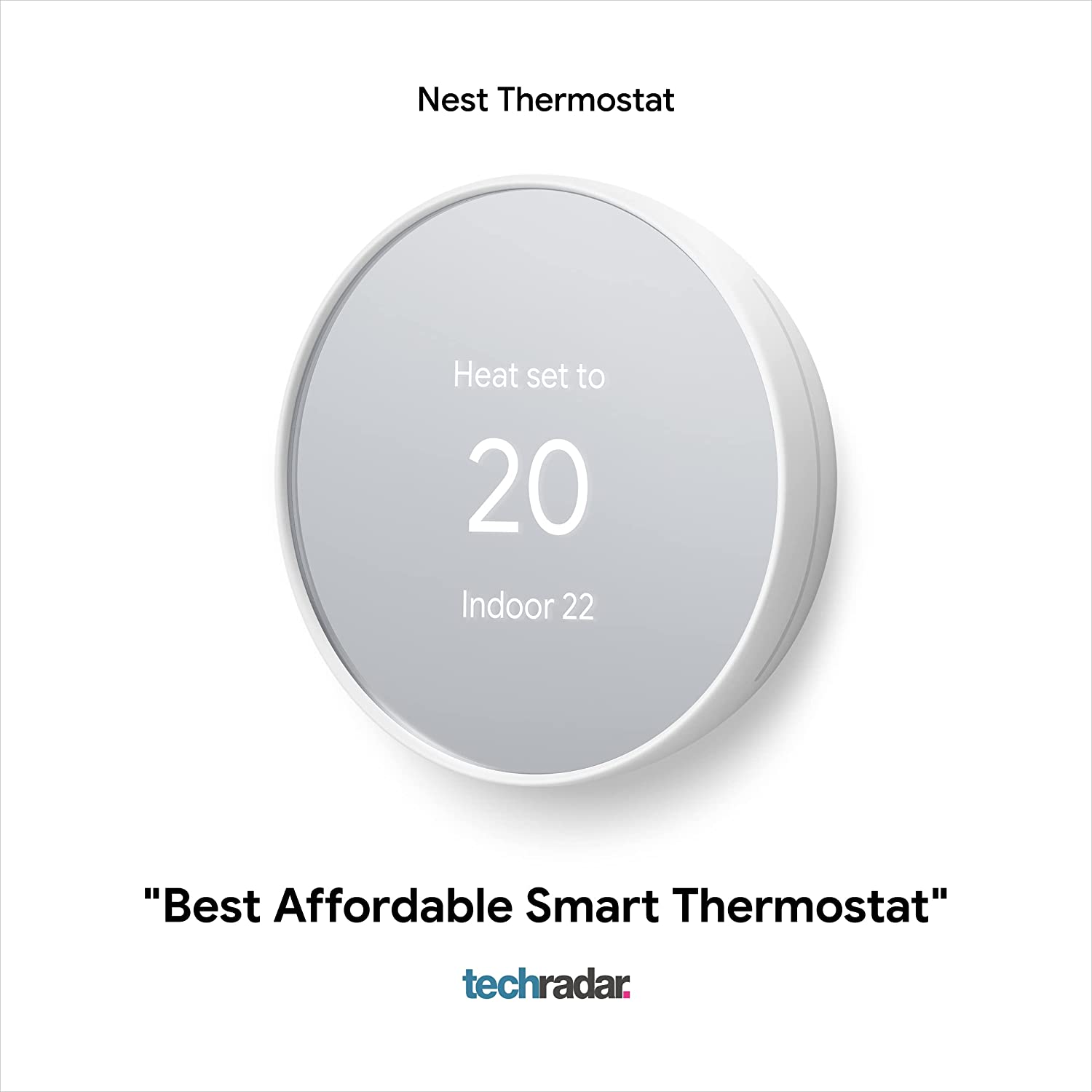 Google Nest Thermostat - Smart Thermostat for Home - Programmable Wifi Thermostat - Snow...