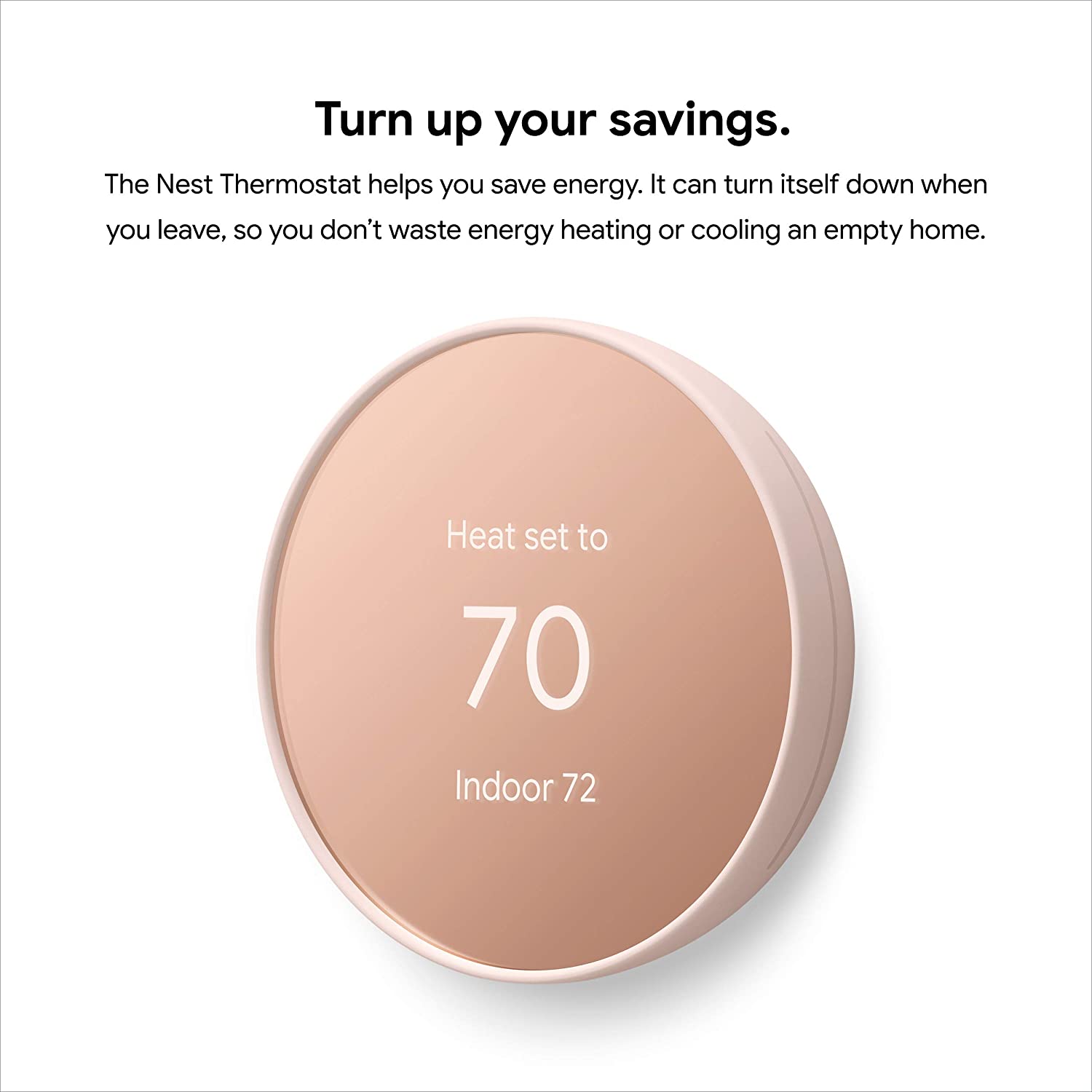 Google Nest Thermostat - Smart Thermostat for Home - Programmable Wifi Thermostat - Snow...