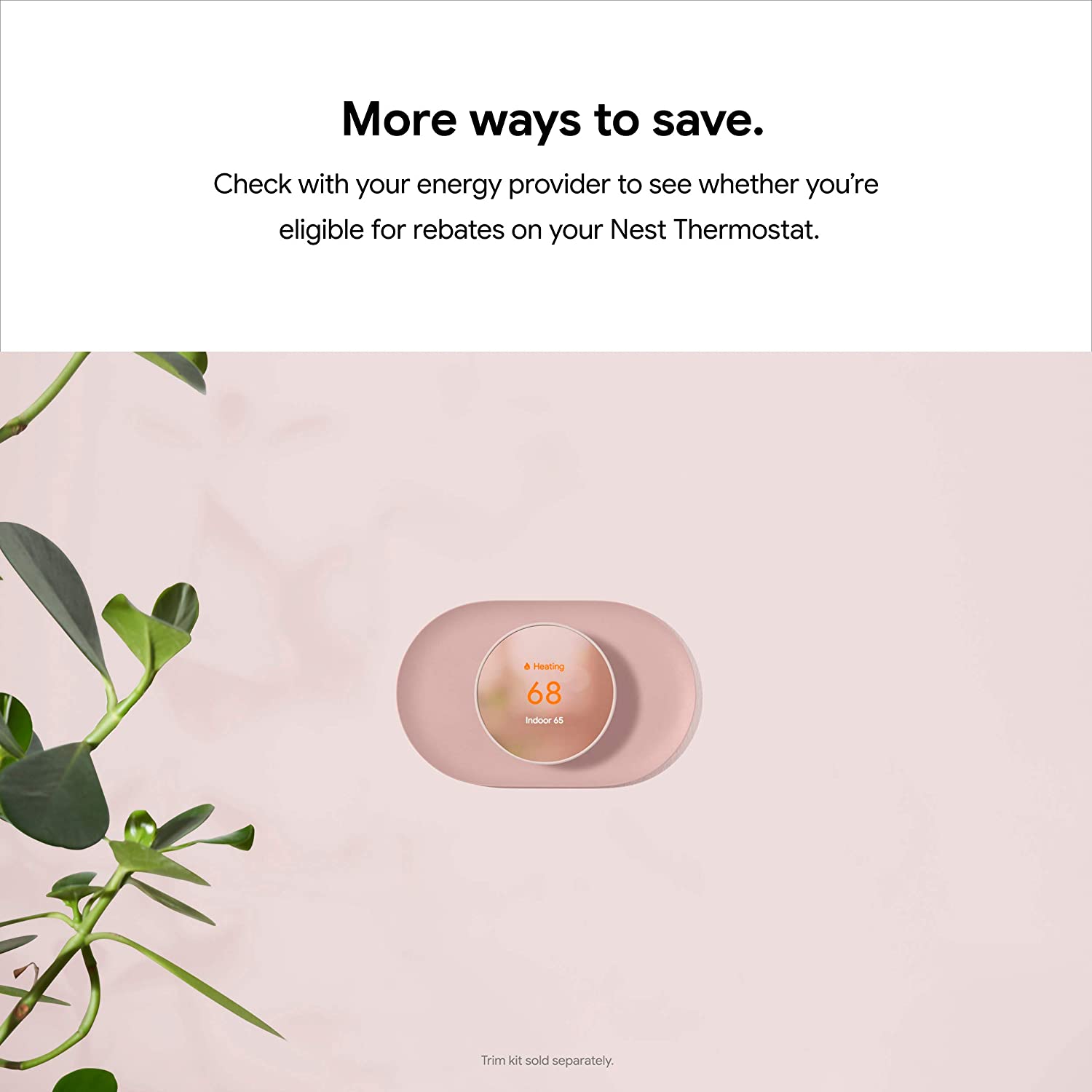 Google Nest Thermostat - Smart Thermostat for Home - Programmable Wifi Thermostat - Snow...