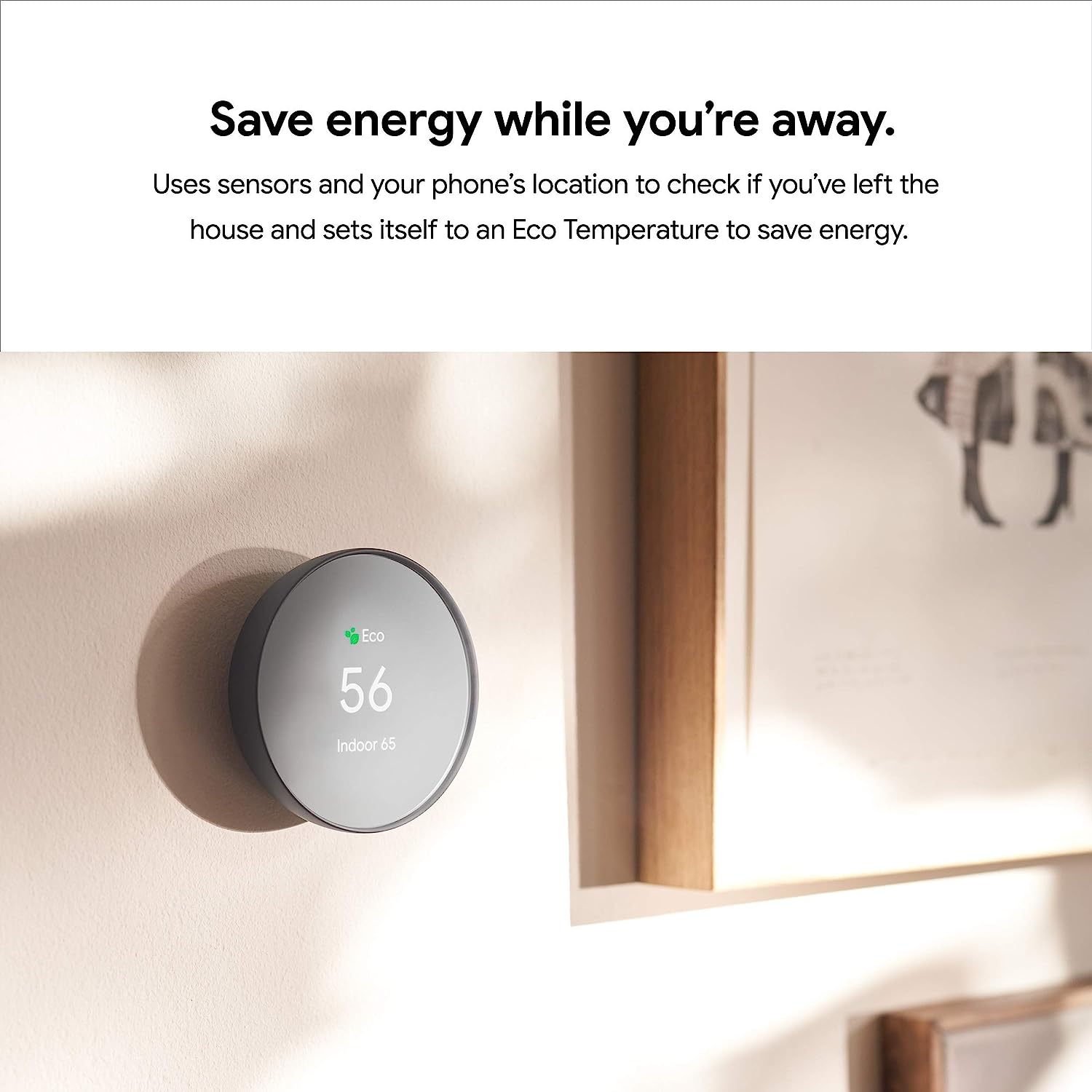 Google Nest Thermostat - Smart Thermostat for Home - Programmable Wifi Thermostat - Snow (Renewed)