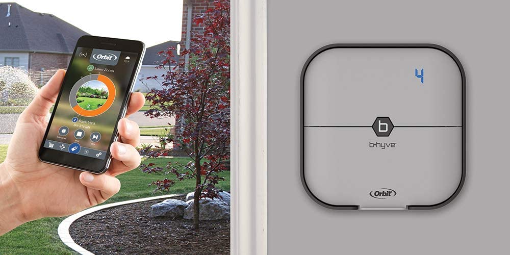 Orbit B-hyve 4-Zone Smart Indoor Sprinkler Controller...