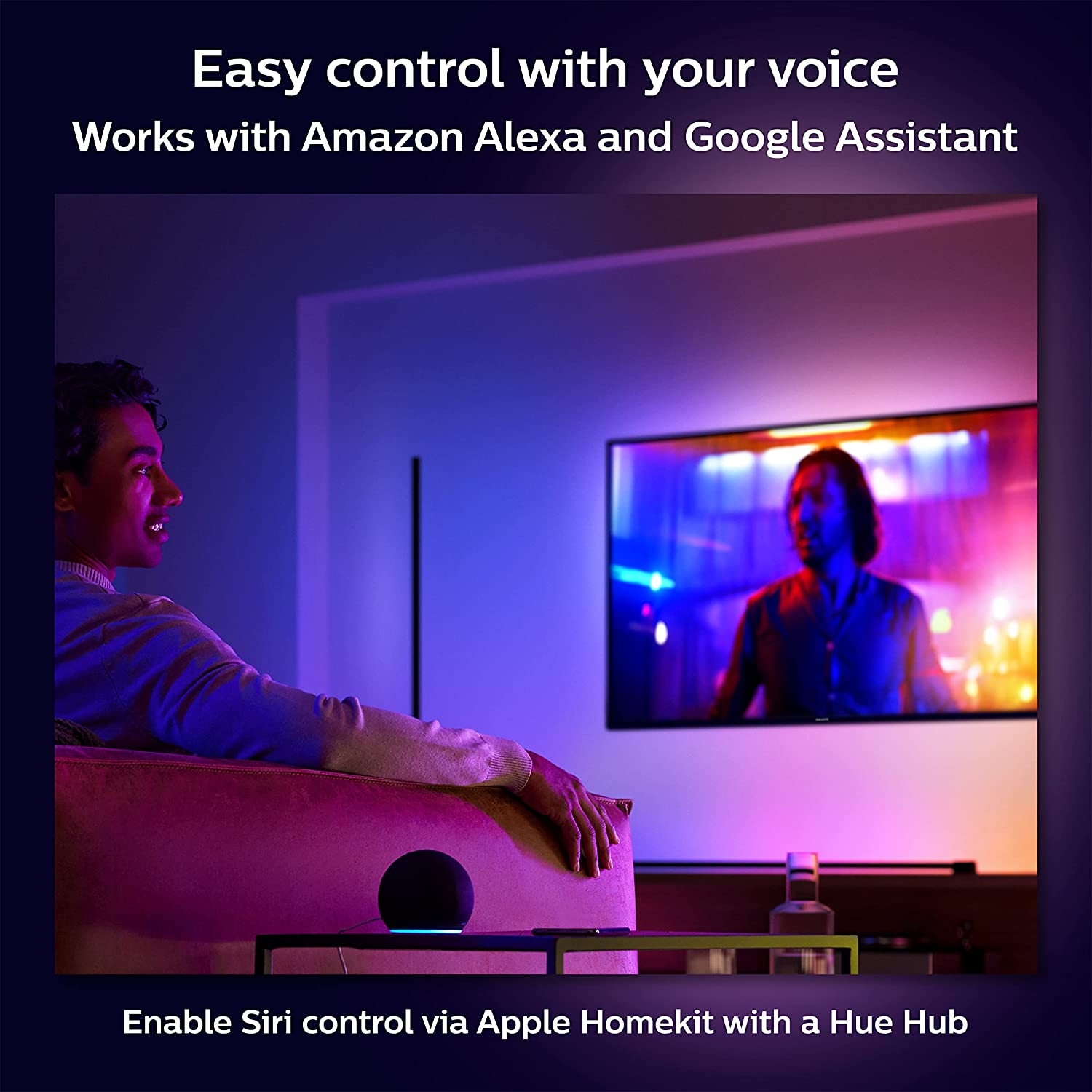 Philips Hue Bridge Smart Lighting Hub (Compatible with Amazon Alexa, Apple HomeKit and Google Assistant) - White...