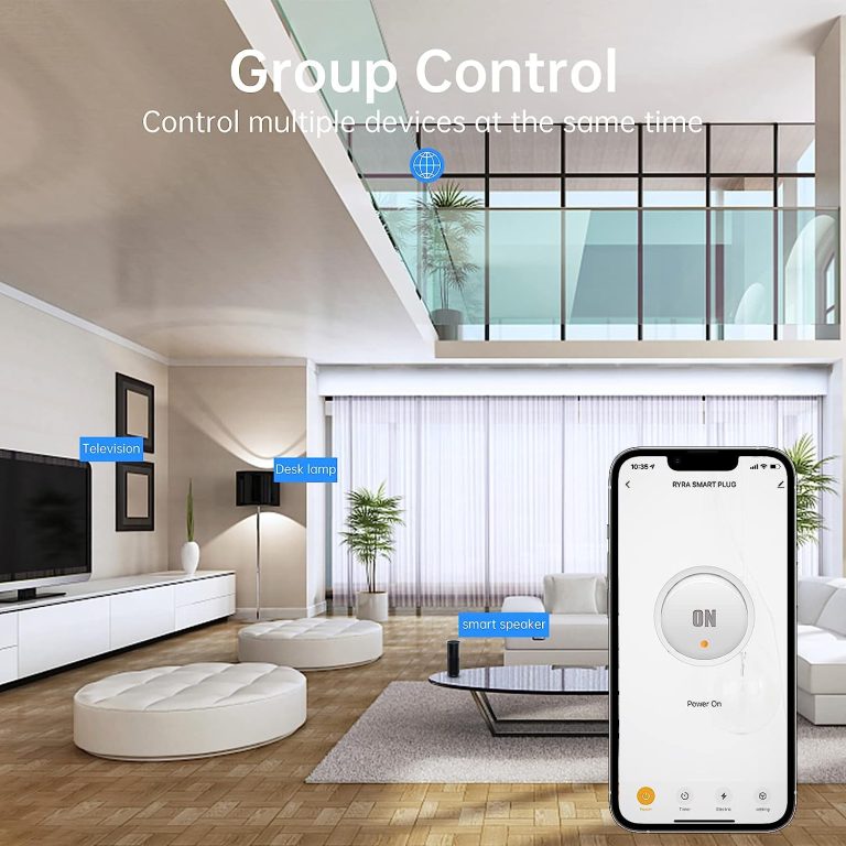 RYRA Smart Plug,10A Mini WiFi Outlet,APP Remote Control,Timer & Schedule and Voice Control,Smart Sockets Compatible with Alexa and Google Home ,No Hub Required