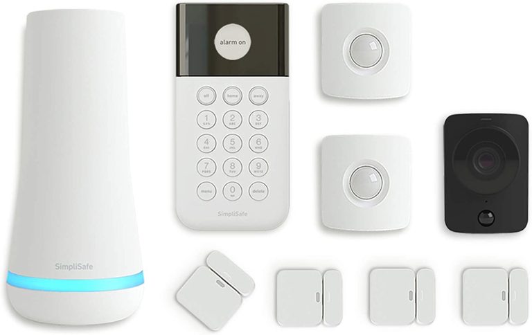 SimpliSafe 9 Piece Wireless Home Security System w/HD Camera – Optional 24/7 Professional Monitoring – No Contract – Compatible with Alexa and Google Assistant…