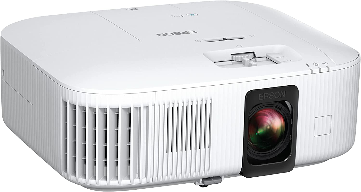2022 New Upgrade Epson Home Cinema 2350 4K PRO-UHD Smart Gaming Projector with Android TV, 3-Chip 3LCD, HDR10, HLG, 2,800 Lumens, Low Latency, 10 W Speaker, Bluetooth, Streaming Capability