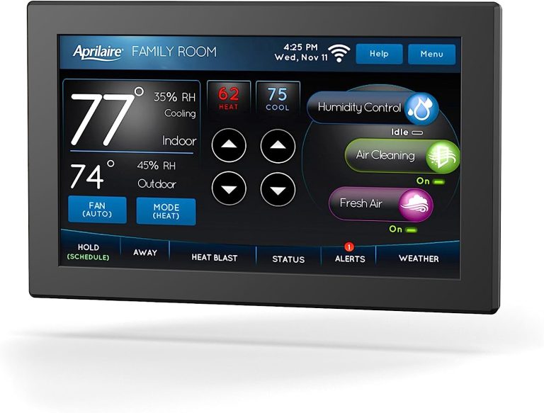 Aprilaire Universal Color Touch Screen Wi-Fi IAQ 8920W Thermostat