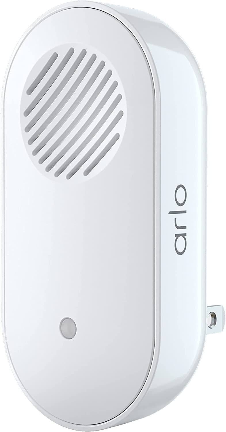 Arlo Essential Video Doorbell - HD Video, 180° View, Night Vision, 2 Way Audio, Direct to Wi-Fi No Hub Needed, Wire Free or Wired, White - AVD2001