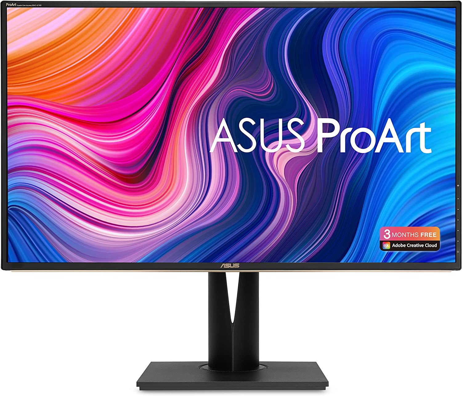 ASUS ProArt Display 32” 4K HDR Professional Monitor (PA32UCG-K) - UHD (3840 x 2160), Mini-LED IPS, Dolby Vision, 1600nits, 120Hz, 10-bit, 98% DCI-P3, Calman Ready, Thunderbolt 3, HDMI2.1, w/Calibrator