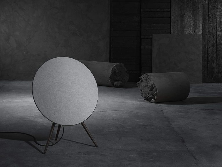 Bang & Olufsen Beoplay A9 4th Gen Wireless Multiroom Speaker, Black with Walnut Legs