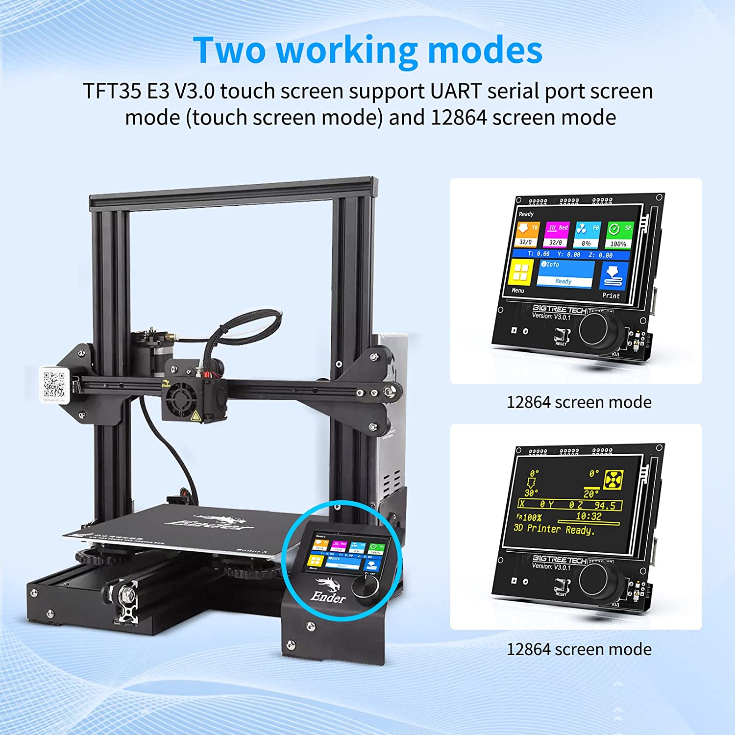 BIGTREETECH TFT35 SPI V2.1 Touch Screen Display Smart Controller Panel Use with CB1 Support Klipper Firmware Compatible with BTT Manta E3EZ Manta M8P Manta M4P Manta M5P