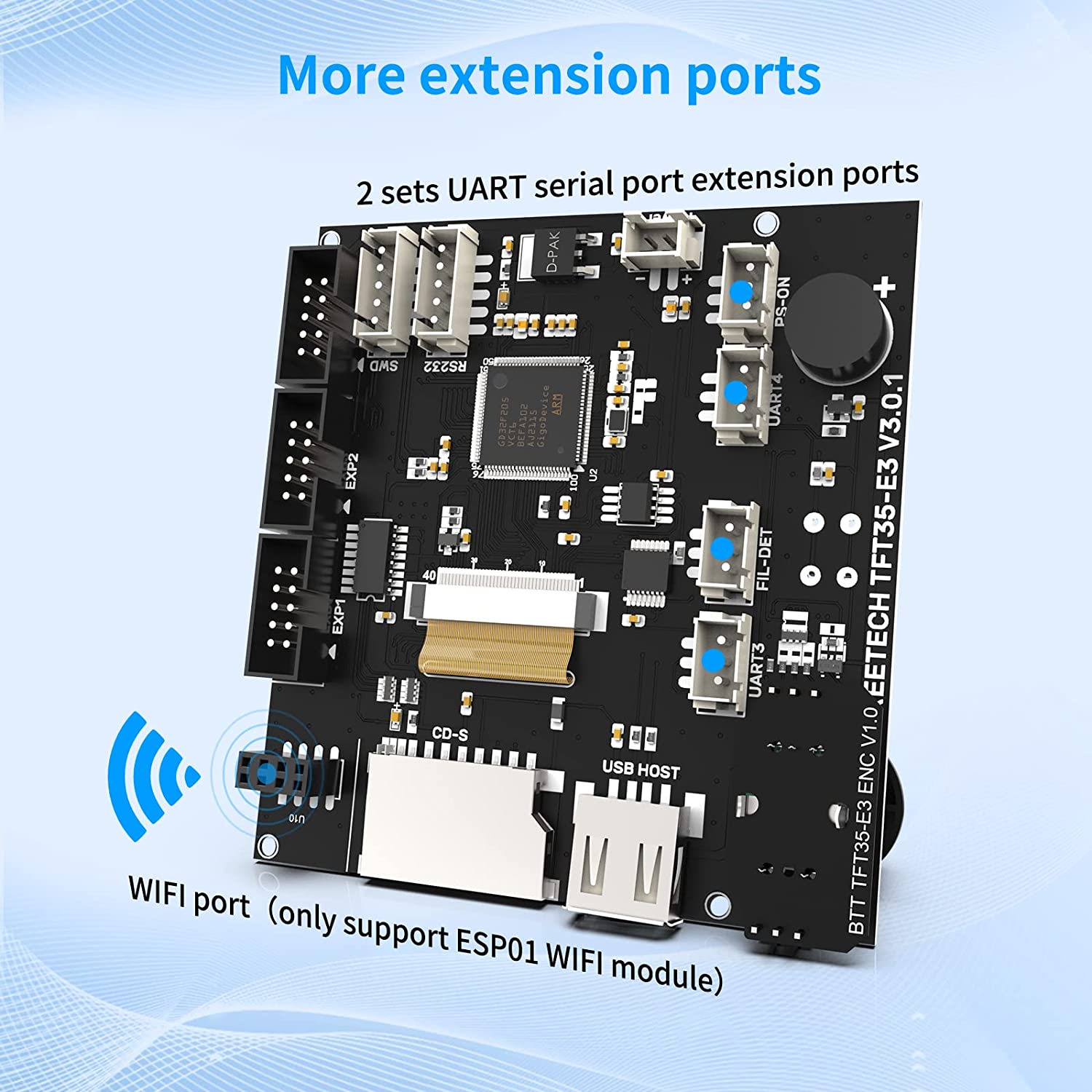 BIGTREETECH TFT35 SPI V2.1 Touch Screen Display Smart Controller Panel Use with CB1 Support Klipper Firmware Compatible with BTT Manta E3EZ Manta M8P Manta M4P Manta M5P