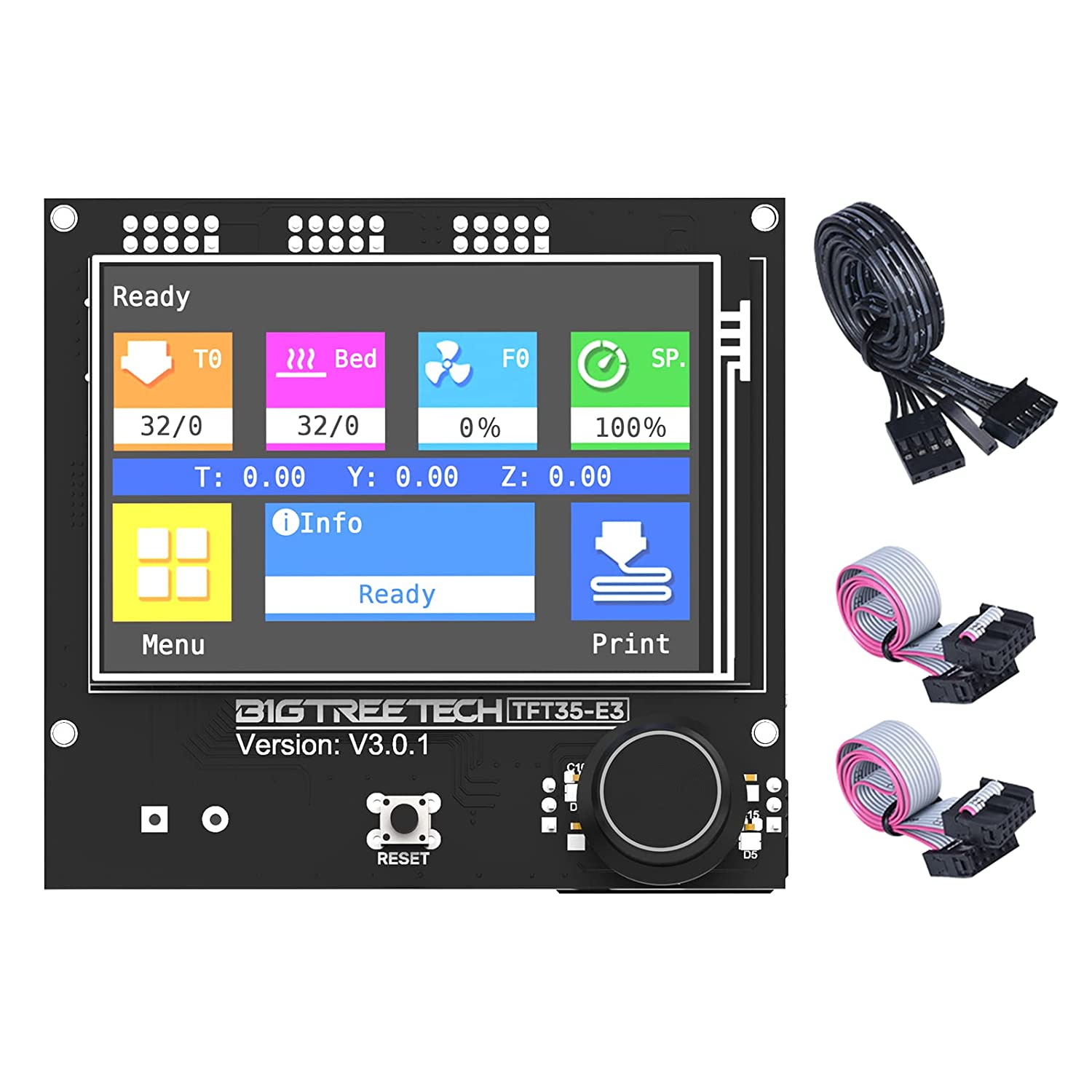 BIGTREETECH TFT35 SPI V2.1 Touch Screen Display Smart Controller Panel Use with CB1 Support Klipper Firmware Compatible with BTT Manta E3EZ Manta M8P Manta M4P Manta M5P