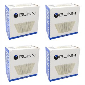 Bunn BCF100 BCF100-B 100-Count Basket Filter (Pack Of 4),White, 4