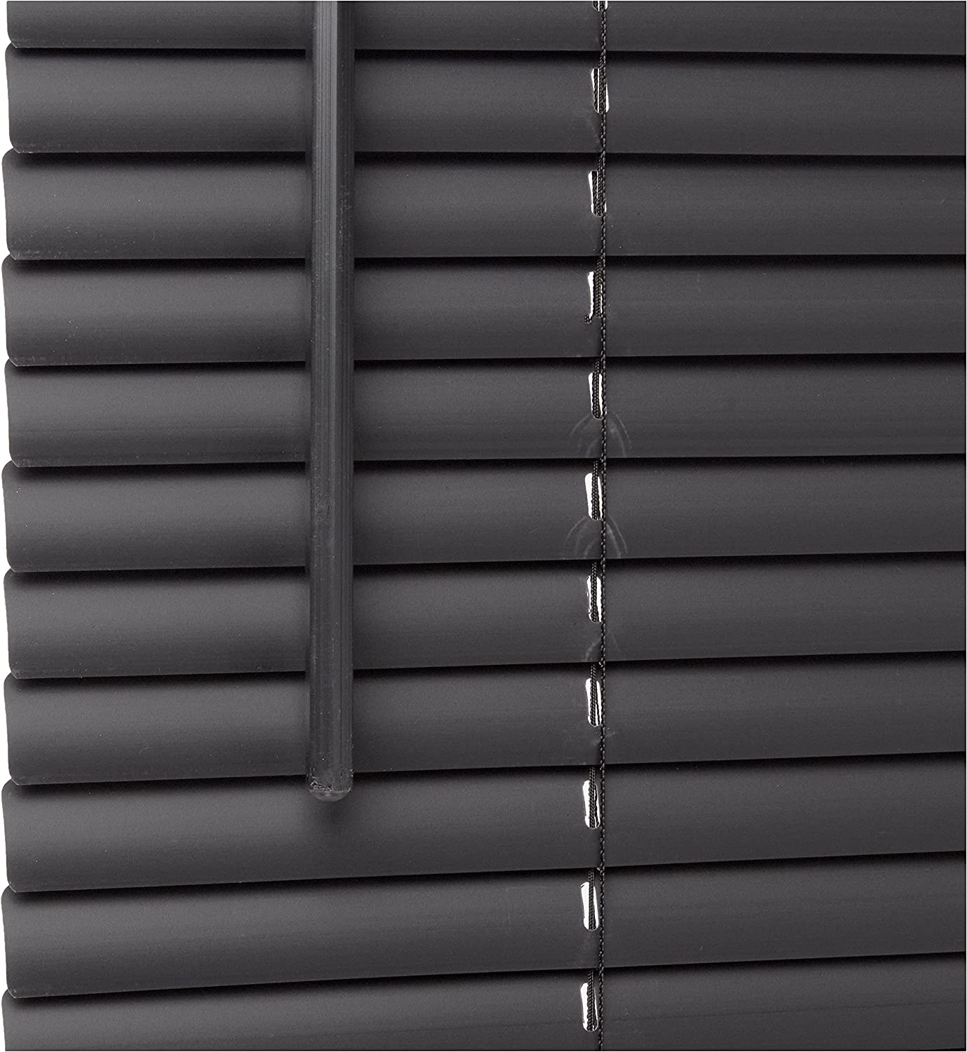 Cordless Light Filtering Mini Blind - 35 Inch Length, 48 Inch Height, 1" Slat Size - Pearl White - Cordless GII Morningstar Horizontal Windows Blinds for Interior by Achim Home Decor