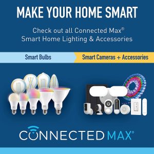 Cree Lighting Connected Max Smart Led Bulb A19 60W Tunable White + Color Changing, 2.4 Ghz, Works With Alexa And Google Home, No Hub Required, Bluetooth + Wifi, 1Pk