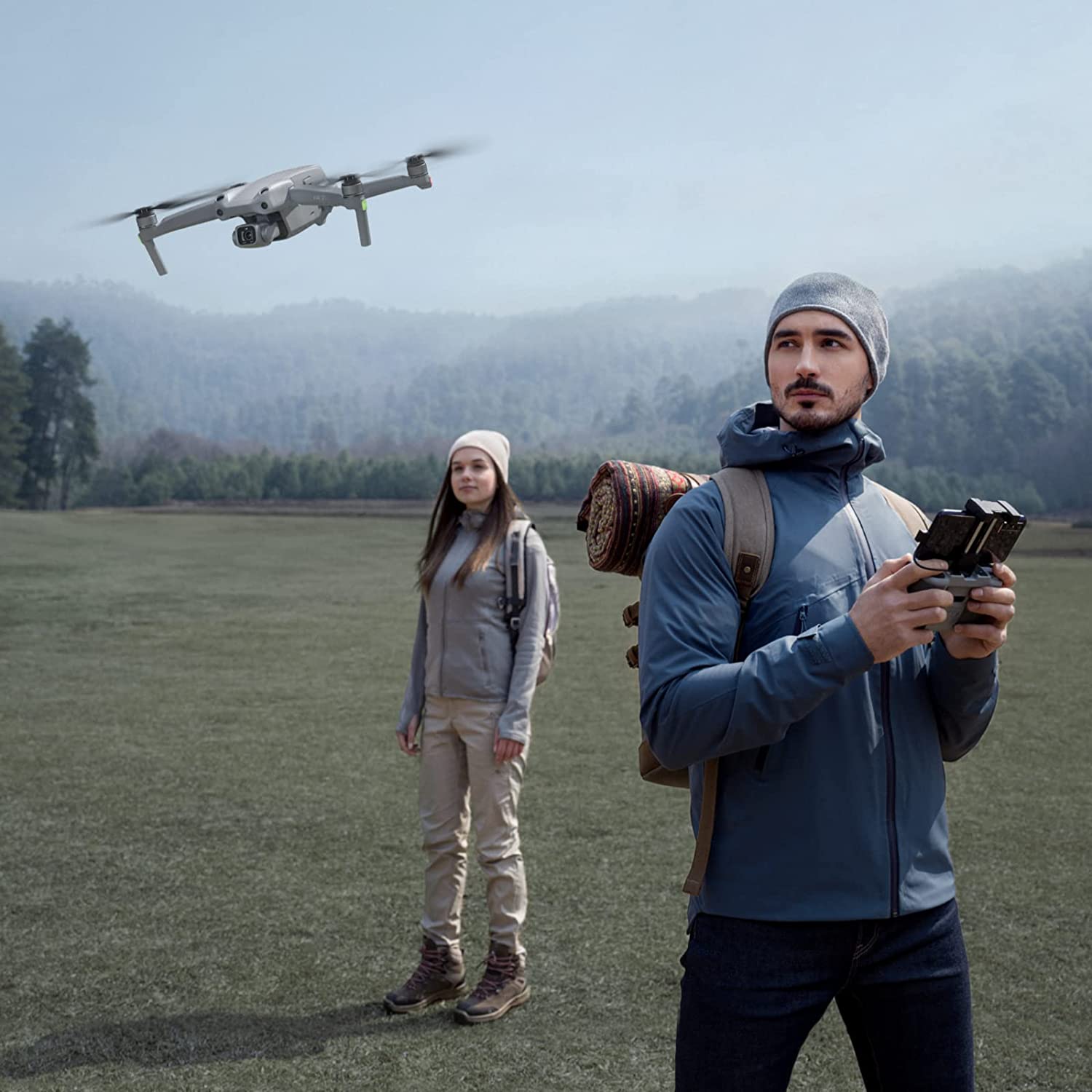 DJI Air 2S Fly More Combo with Smart Controller - Drone with 4K Camera, 5.4K Video, 1-Inch CMOS Sensor, 4 Directions of Obstacle Sensing, 31-Min Flight Time, Max 7.5-Mile Video Transmission, Gray