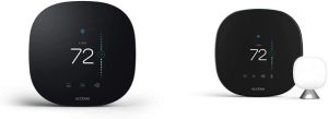 ecobee3 Lite SmartThermostat, Black & ecobee SmartThermostat Smart Thermostat Voice Control, Black