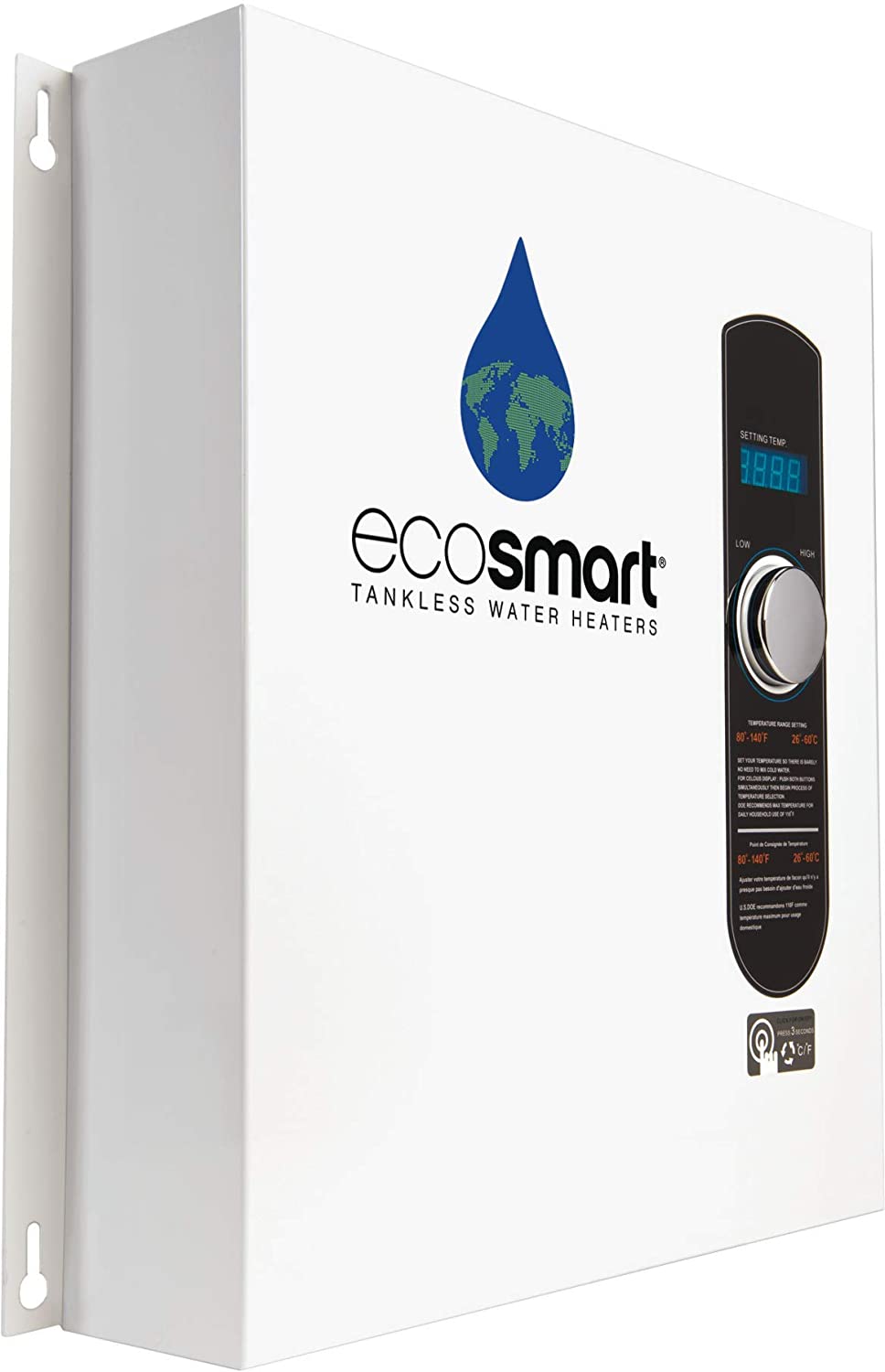 EcoSmart ECO 27 Tankless Water Heater, Electric, 27-kW - Quantity 1