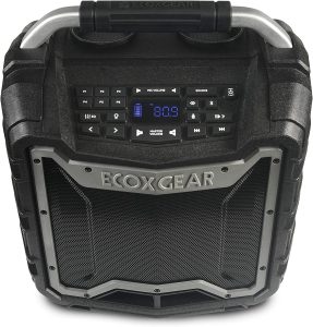 ECOXGEAR EcoTrek GDI-EXTRK210 Rugged Waterproof Floating Portable Bluetooth Wireless 100 Watt Stereo Smart Speaker and PA System (Gray)