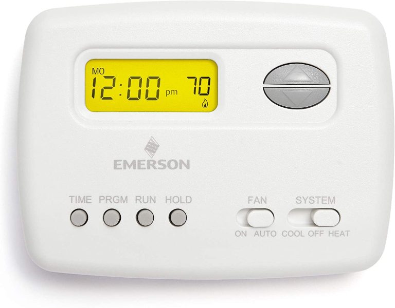 Emerson 1F78-151 Single-Stage Programmable Digital Thermostat, 5-2 Day