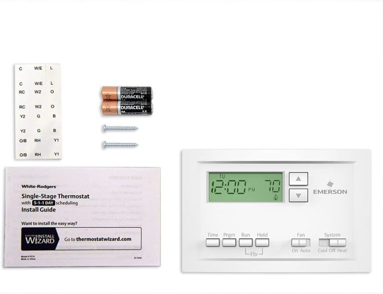 Emerson P150 Single Stage 5-2 Day Programmable Thermostat