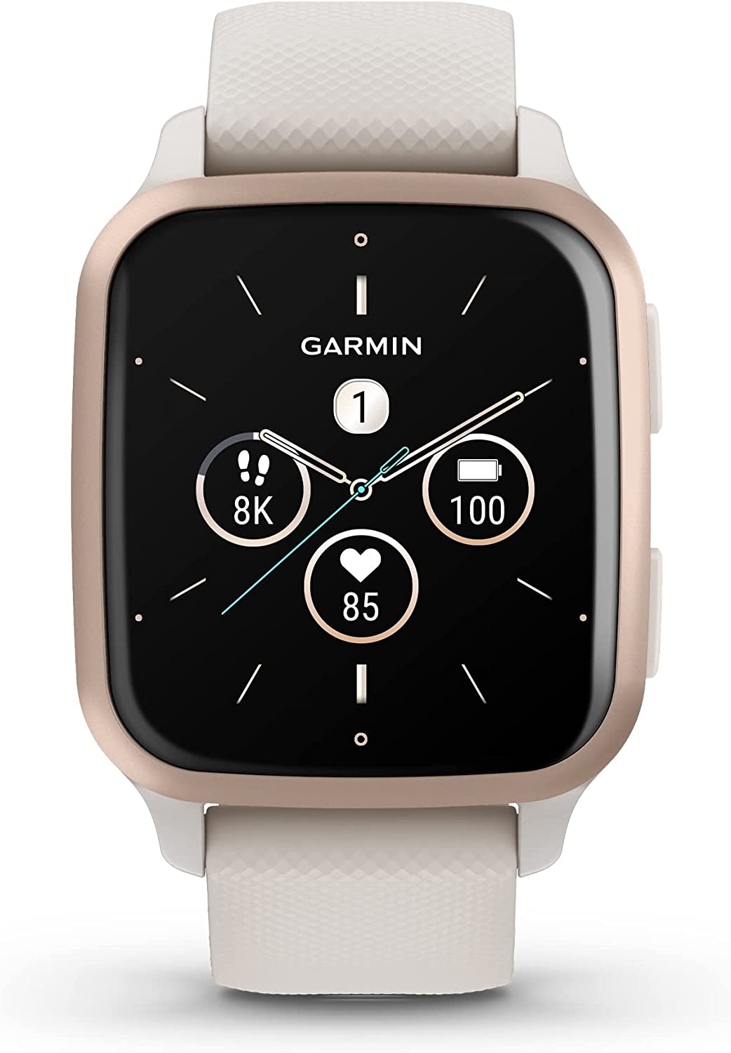 Garmin Venu® Sq 2 GPS Smartwatch, All-Day Health Monitoring, Long-Lasting Battery Life, AMOLED Display, Slate and Shadow Gray