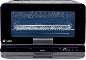 GE Profile Smart Oven with No Preheat ӏ 11-in-1 Countertop Oven ӏ large-capacity countertop oven ӏ Black