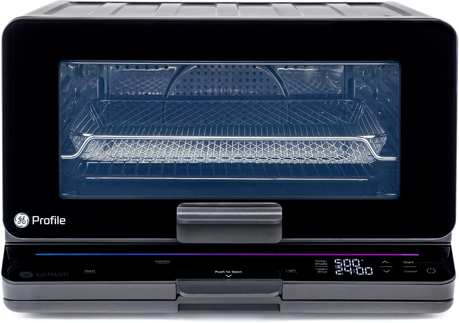 GE Profile Smart Oven with No Preheat ӏ 11-in-1 Countertop Oven ӏ large-capacity countertop oven ӏ Black