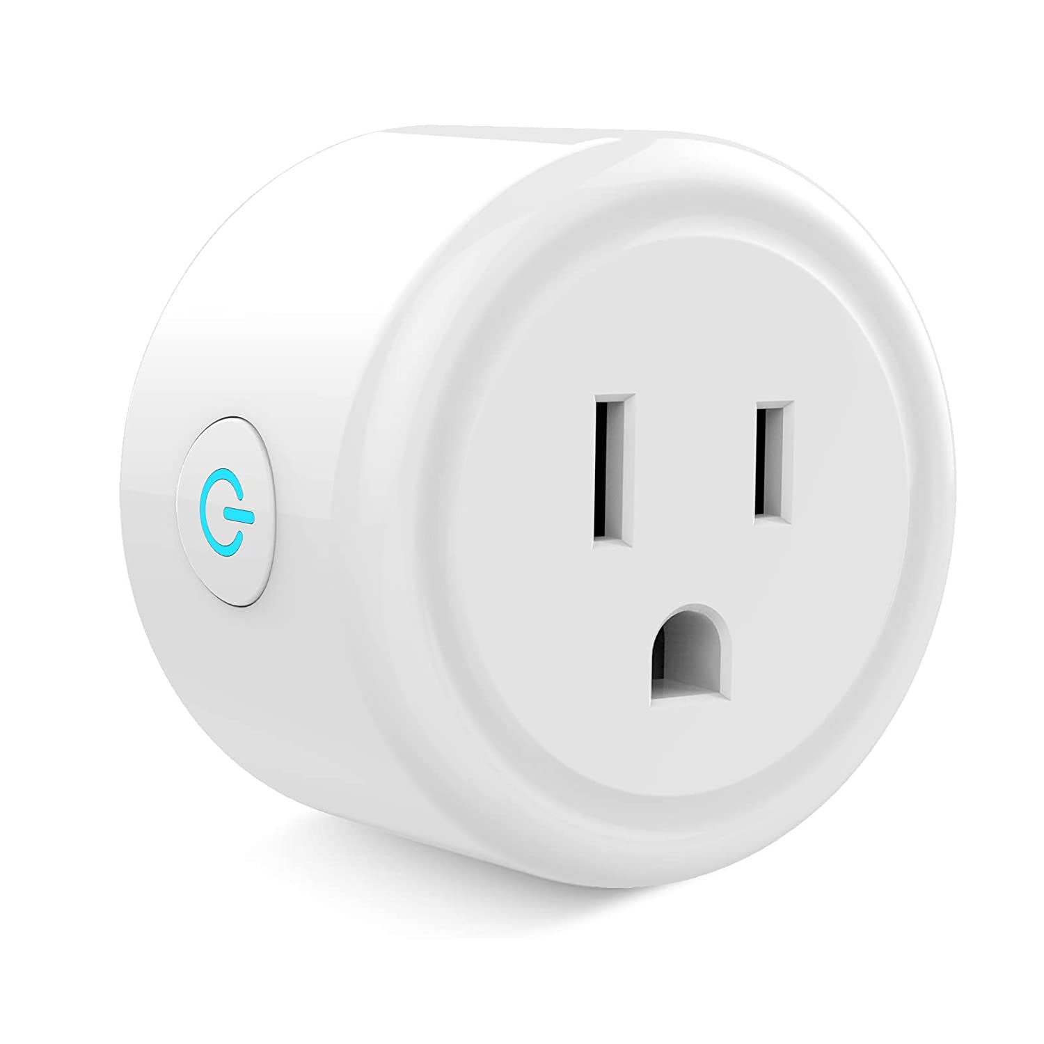 GHome Smart Mini Smart Plug, 2.4G Wi-Fi Outlet Socket Compatible with Alexa and Google Home Smart Life, APP Control with Timer Schedule Function, No Hub Required, ETL FCC Listed,2 Pack, White (WP3-2)