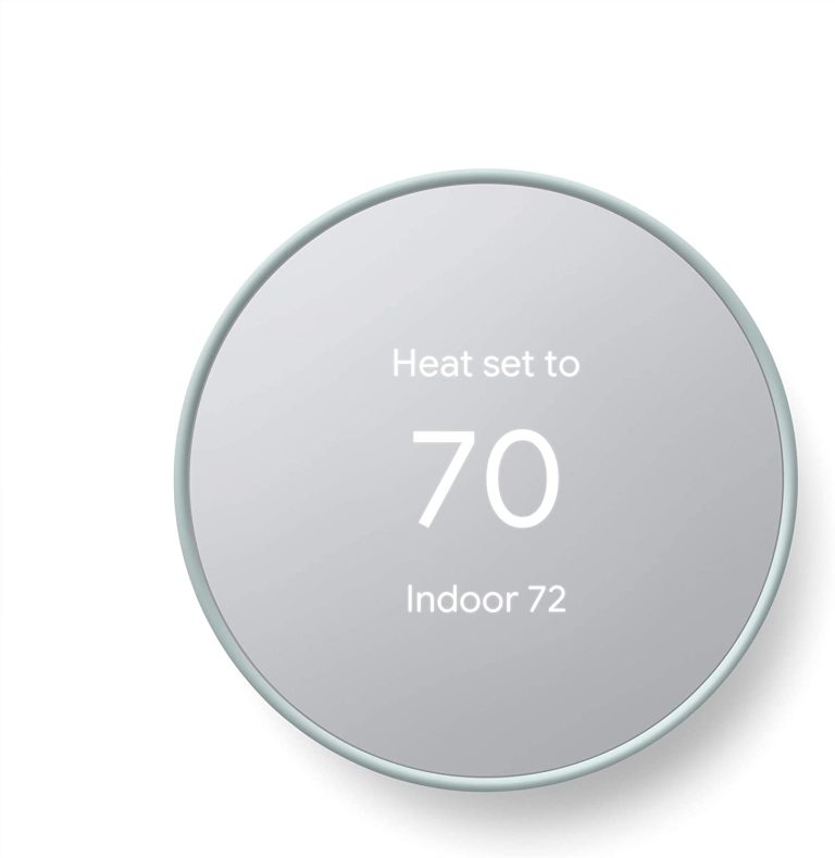 Google Nest Smart Thermostat for Home, Programmable WiFi Thermostat – Fog (Renewed)