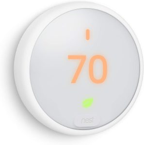 Google, T4000ES, Nest Thermostat E, Smart Thermostat, White (Renewed)