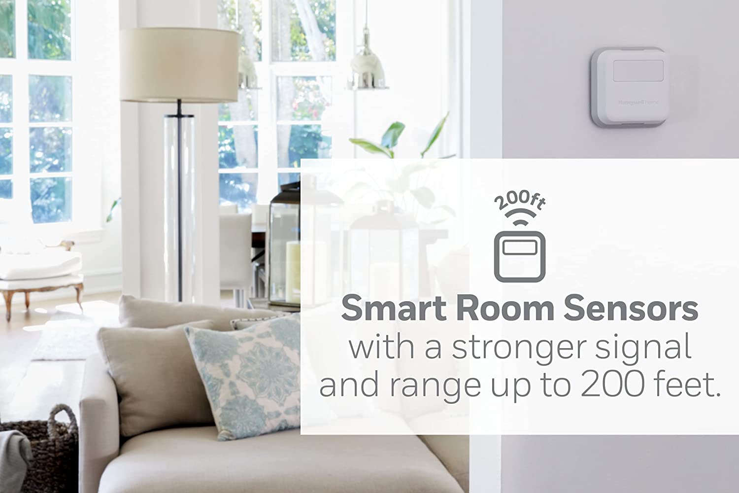 Honeywell Home RCHT9510WF T9 Wi-Fi Smart Thermostat + RCHTSENSOR Smart Room Sensor