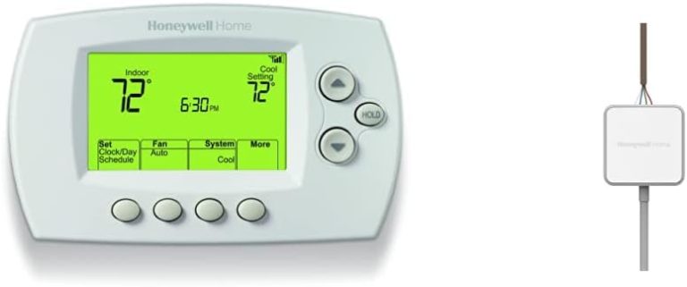 Honeywell Home RTH6580WF Wi-Fi 7-Day Programmable Thermostat with C-Wire Adapter