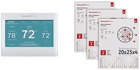 Honeywell Home RTH9600WF Smart Color Thermostat ENERGY STAR Wi-Fi Programmable Touchscreen Alexa Ready - C-Wire Required