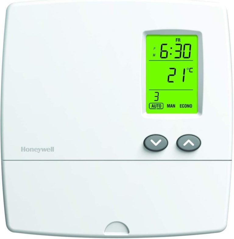 Honeywell Home YRLV4300A1014/E2 Programmable Electric Baseboard Heater Thermostat/Reads out in Celsius, Convertible to Fahrenheit with Menu
