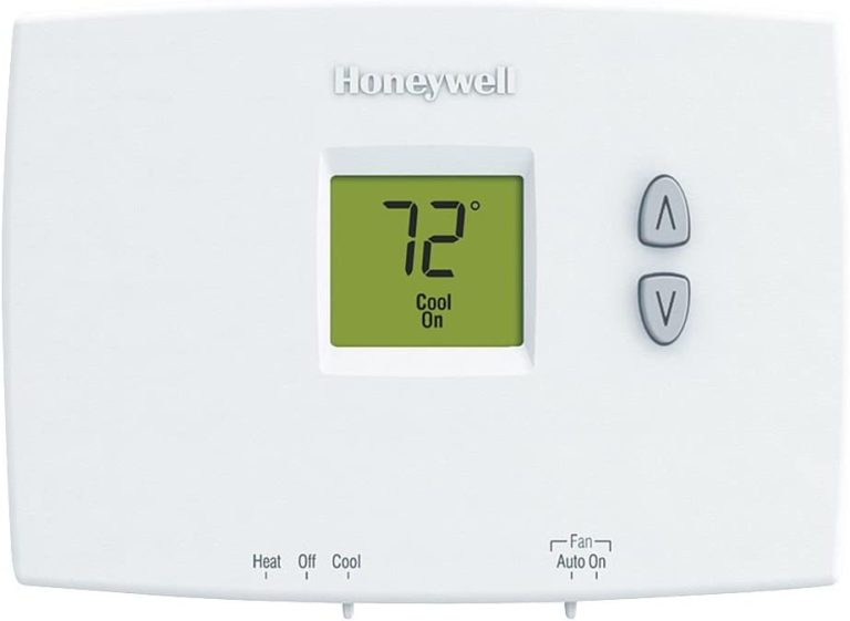 Honeywell – TH1110DH1003 – Honeywell TH1110DH1003 PRO 1000 Horizontal Mount Non-Programmable Digital Thermostat; 1 Heat / 1 Cool