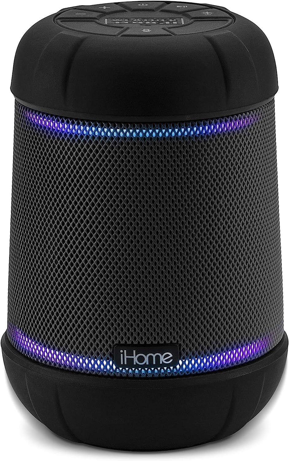 iHome iBT158 Smart Bluetooth Speaker – With Alexa Built-In and Color Changing LED Lights – Perfect Portable Audio Device for Parties, Outdoors, and Other Events