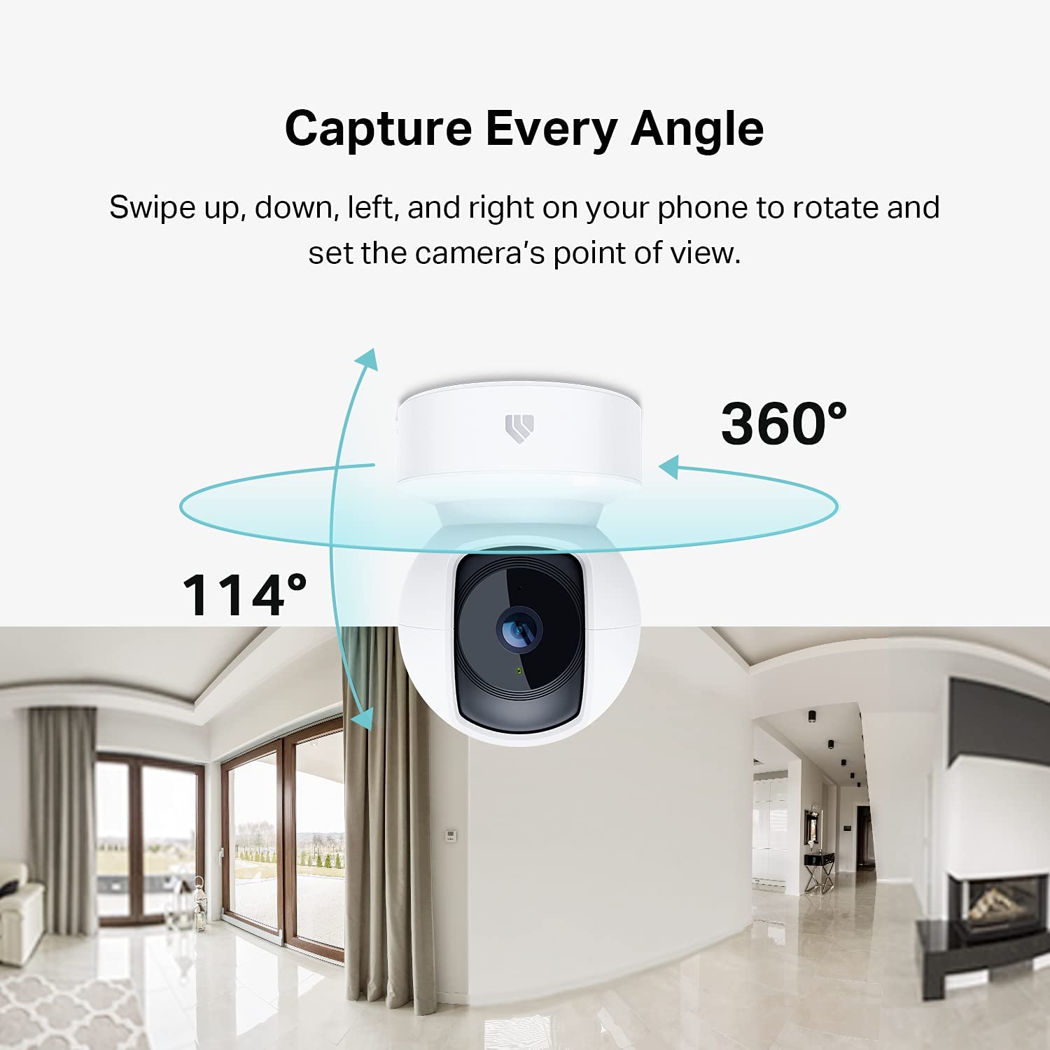 Kasa Indoor Pan/Tilt Smart Security Camera, 1080p HD Dog Camera 2.4GHz with Night Vision, Motion Detection for Baby and Pet Monitor, Cloud & SD Card Storage, Works with Alexa & Google Home (EC70)