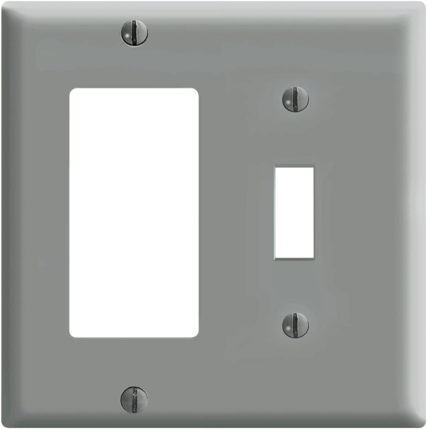 Leviton 80405-GY GY WP 2G DECO/TGL STD SIZE