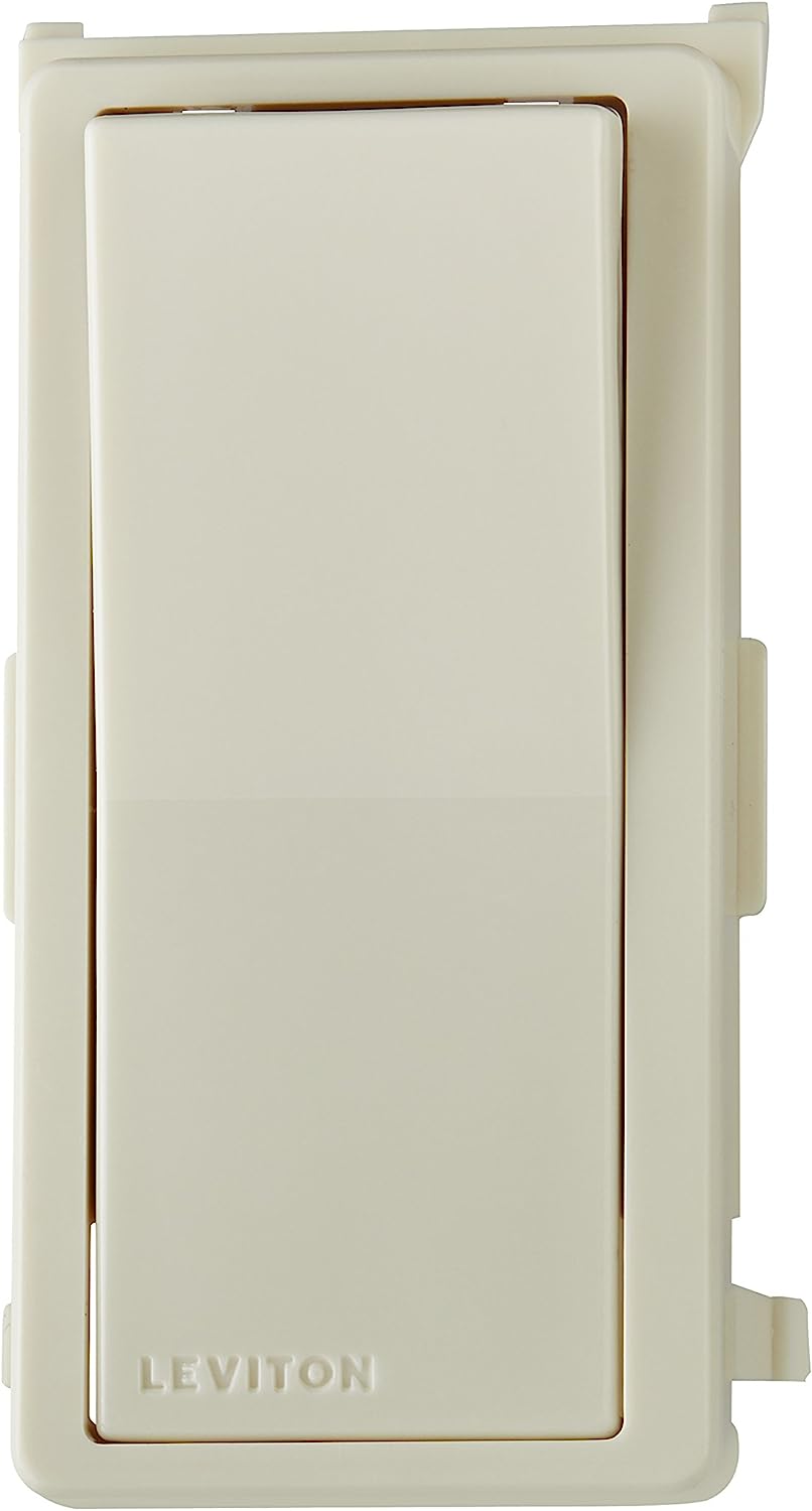 Leviton DDKIT-0SW Decora Smart and Decora Digital Switch Face Plate Color Change Kit, White