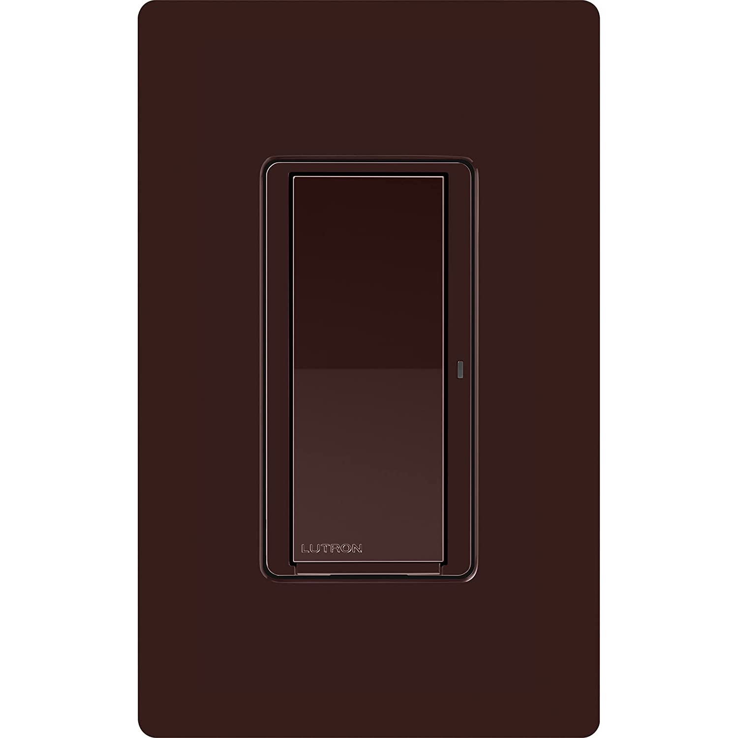 Lutron Claro Smart Switch with Wallplate for Caséta Smart Lighting, for On/Off Control of Lights or Fans | Neutral Wire Required | DVRFW-5NS-WH-A | White