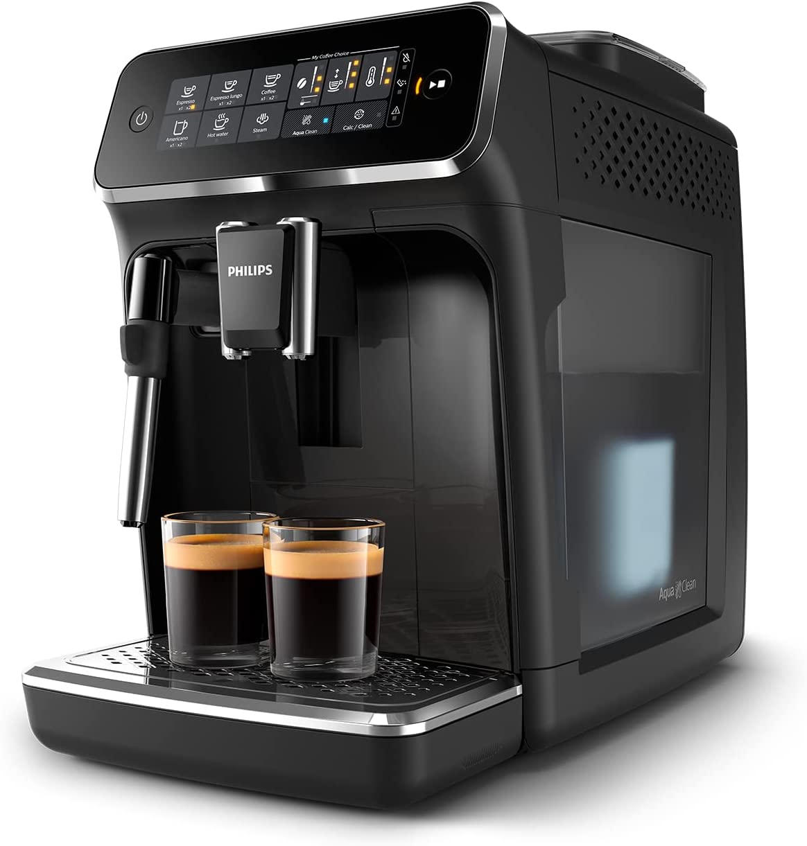 PHILIPS 3200 Series Fully Automatic Espresso Machine w/LatteGo, Black, EP3241/54