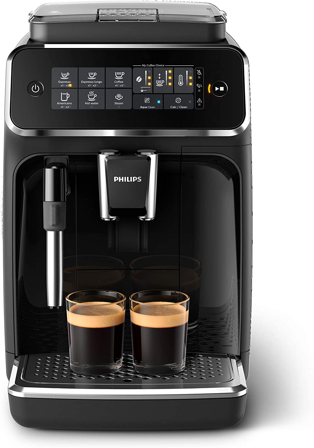 PHILIPS 3200 Series Fully Automatic Espresso Machine w/LatteGo, Black, EP3241/54