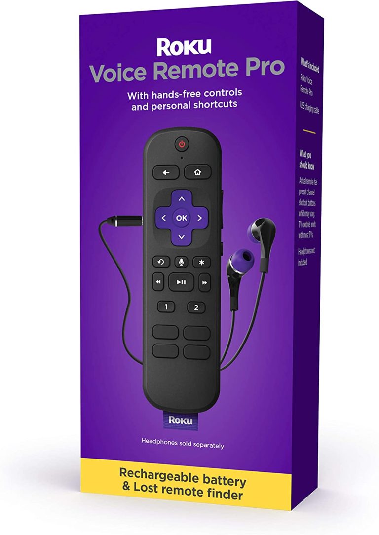 Roku Voice Remote (Official) for Roku Players, Roku Audio, and Roku TV