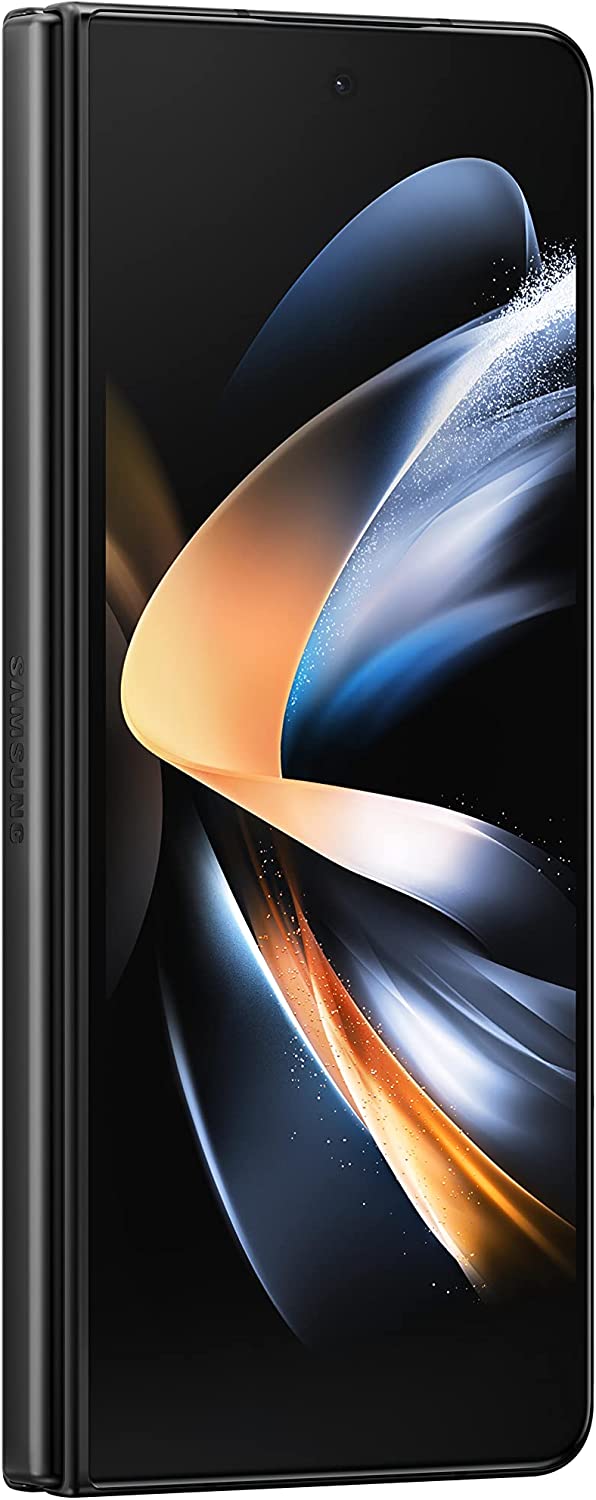 SAMSUNG Galaxy Z Fold 4 Cell Phone, Factory Unlocked Android Smartphone, 256GB, Flex Mode, Hands Free Video, Multi Window View, Foldable Display, S Pen Compatible, US Version, Phantom Black (Renewed)