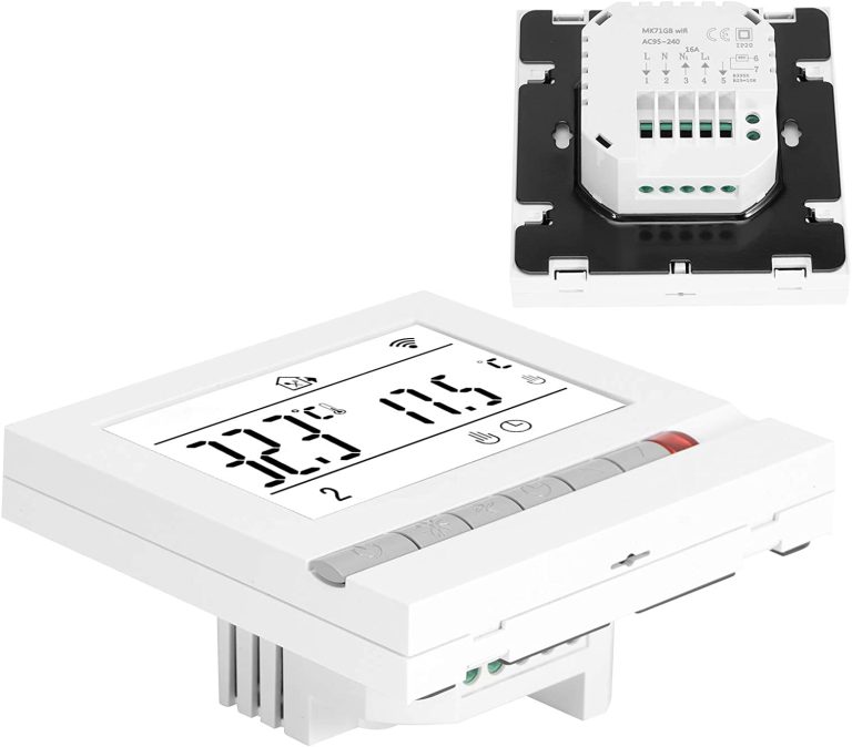 Smart Thermostat, 7‑Day Mode Household Thermostats, Anti‑Interference Electric for Alexa Assistant