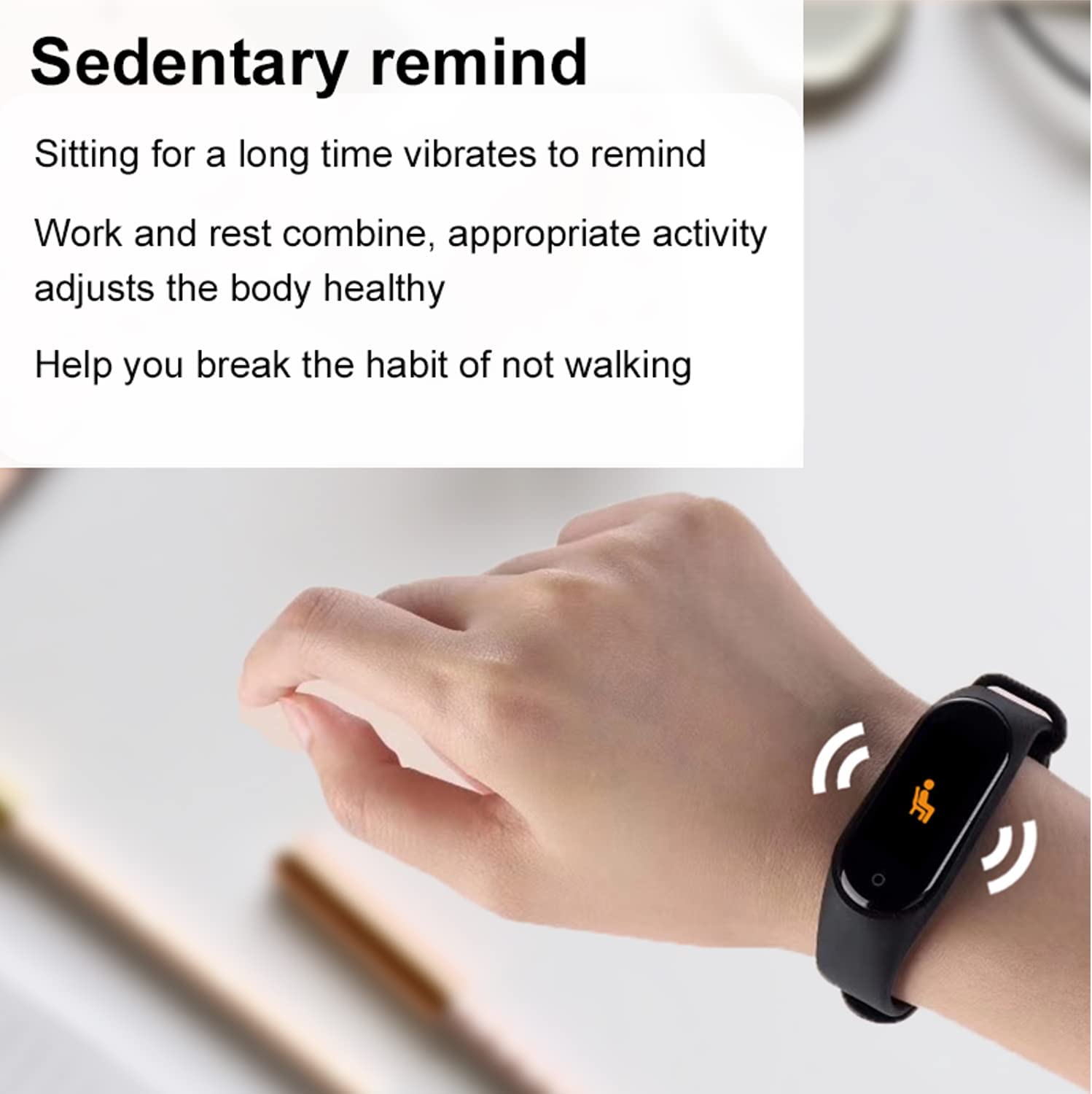 Smart Watches for Women Men, Fitness Tracker with Heart Rate/Blood Oxygen/Sleep Monitor/Message Reminder, Waterproof Step Counter Watch with 14 Sport Modes Activity Tracker for iOS Android-Black