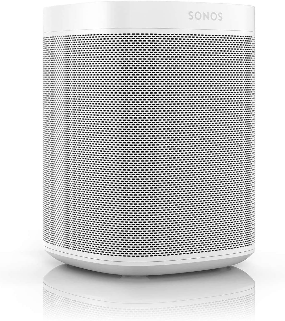 Sonos One (Gen 2) - Voice Controlled Smart Speaker with Amazon Alexa Built-In - White (Renewed)